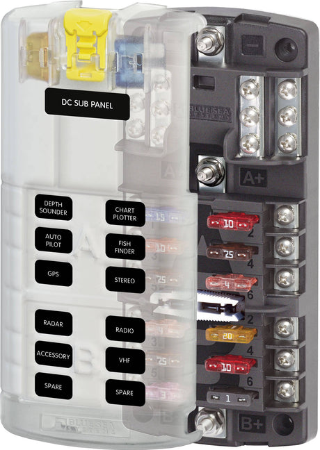 ST Blade Split Bus Fuse Block - Blaze Off-Road