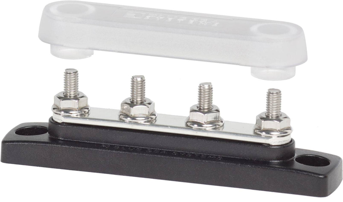 Common 100A Mini BusBar - 4 Gang with Cover