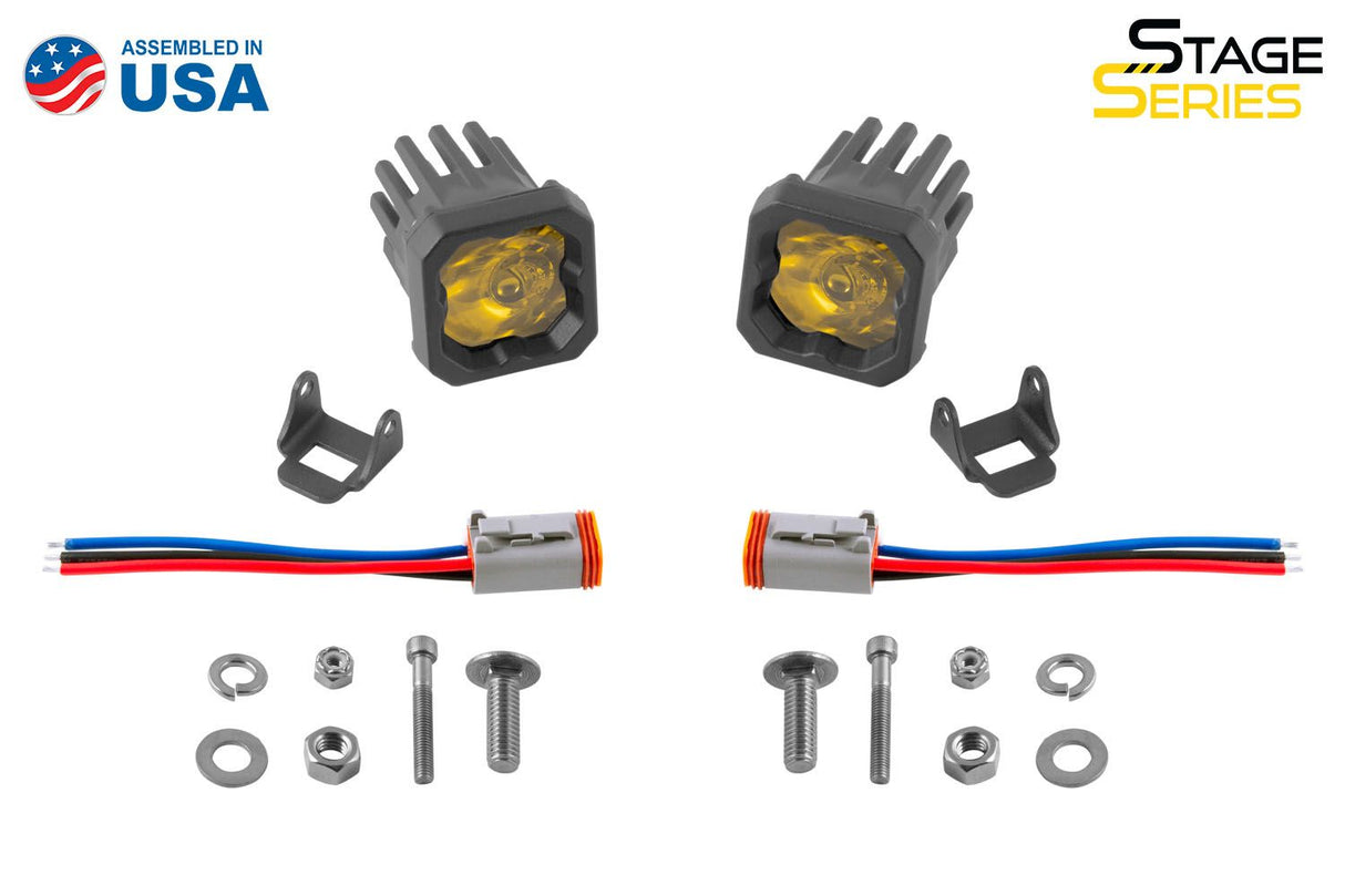 Stage Series C1 Yellow Sport Standard LED Pod (pair)