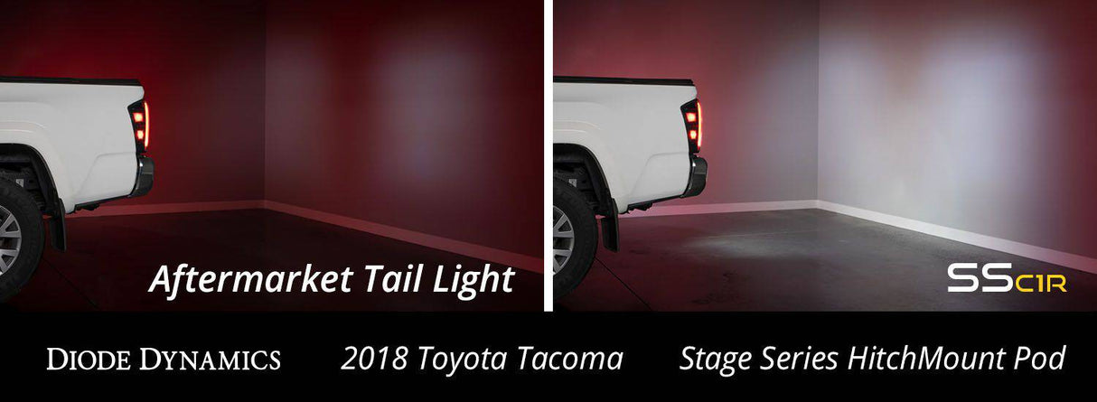 HitchMount LED Pod Reverse Kit for 2016-2023 Toyota Tacoma - Blaze Off-Road