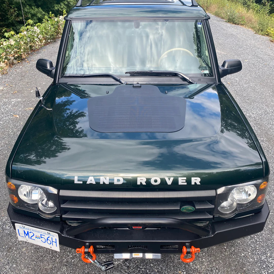 LANDROVER DISCOVERY 1 & 2 (1989-2004) VSS SYSTEM™ - 65 WATT HOOD SOLAR PANEL - Blaze Off-Road