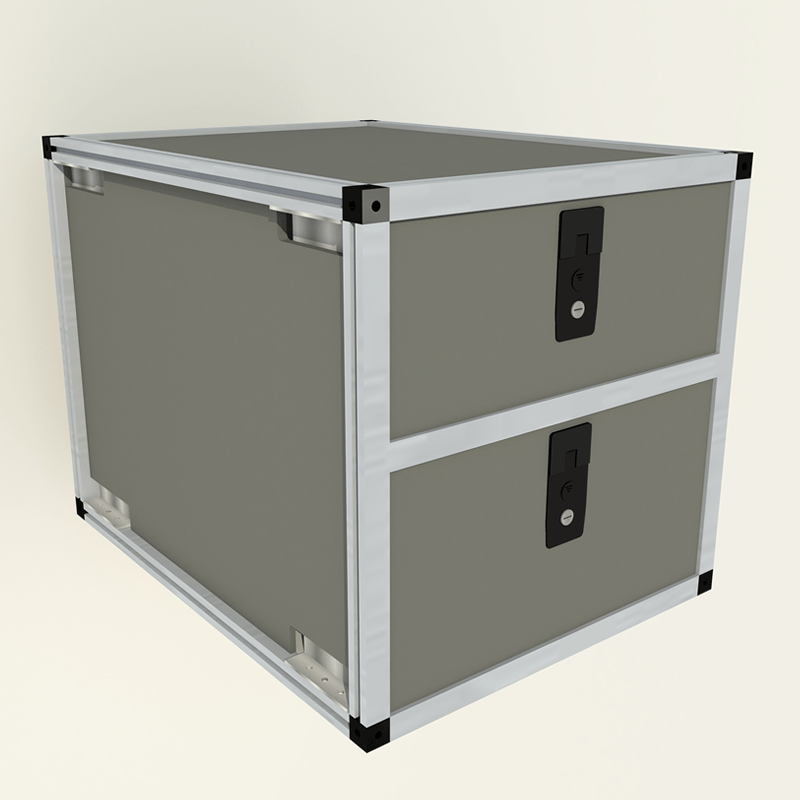 Goose Gear Double Drawer Module - 15 3/16" Wide x 25" Depth