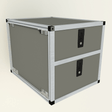 Goose Gear Double Drawer Module - 18 3/16" Wide x 25" Depth