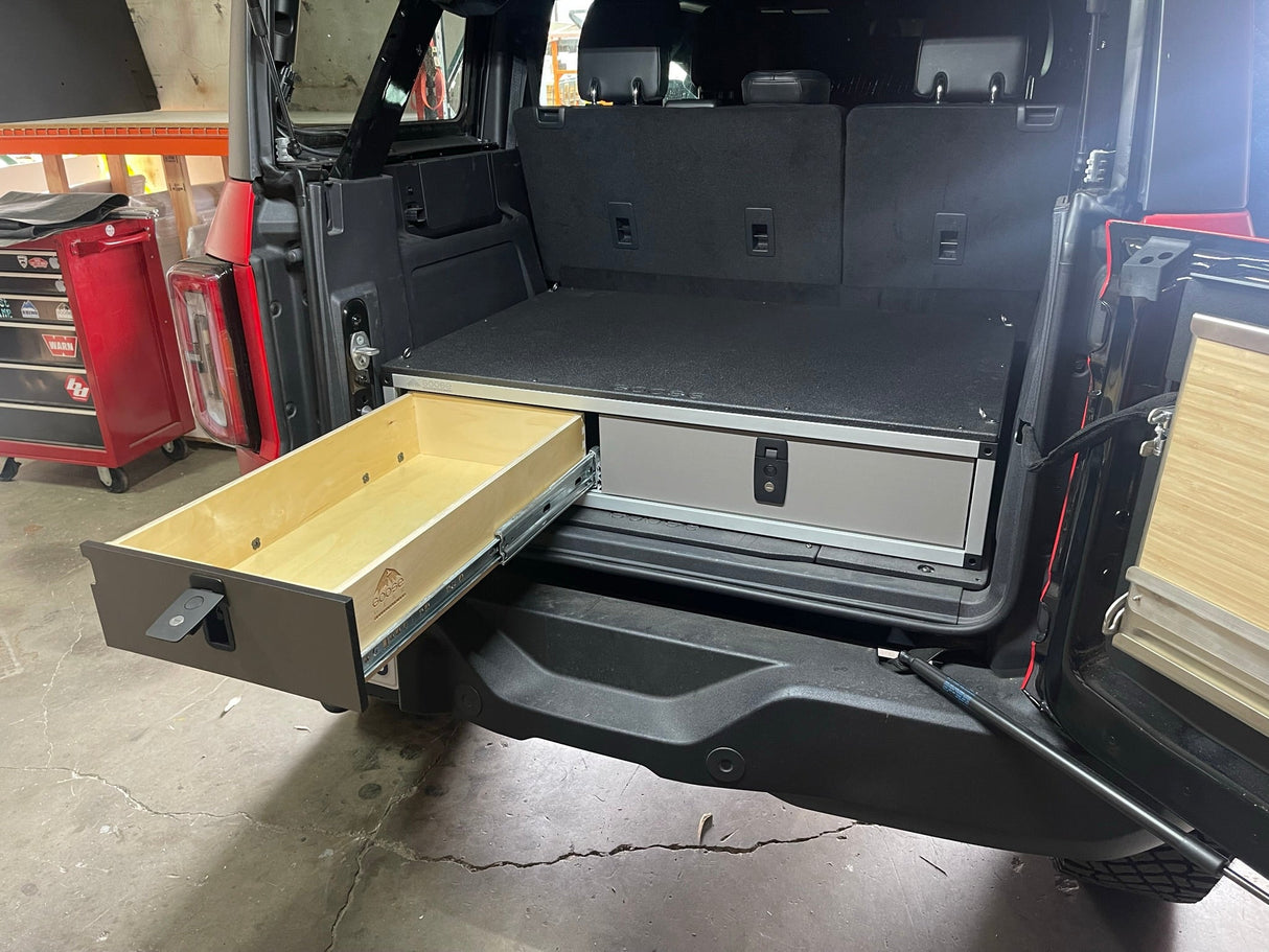 Goose Gear Ford Bronco 2021-Present 6th Gen. - Side x Side Drawer Module - 41 3/8" Wide x 28" Depth