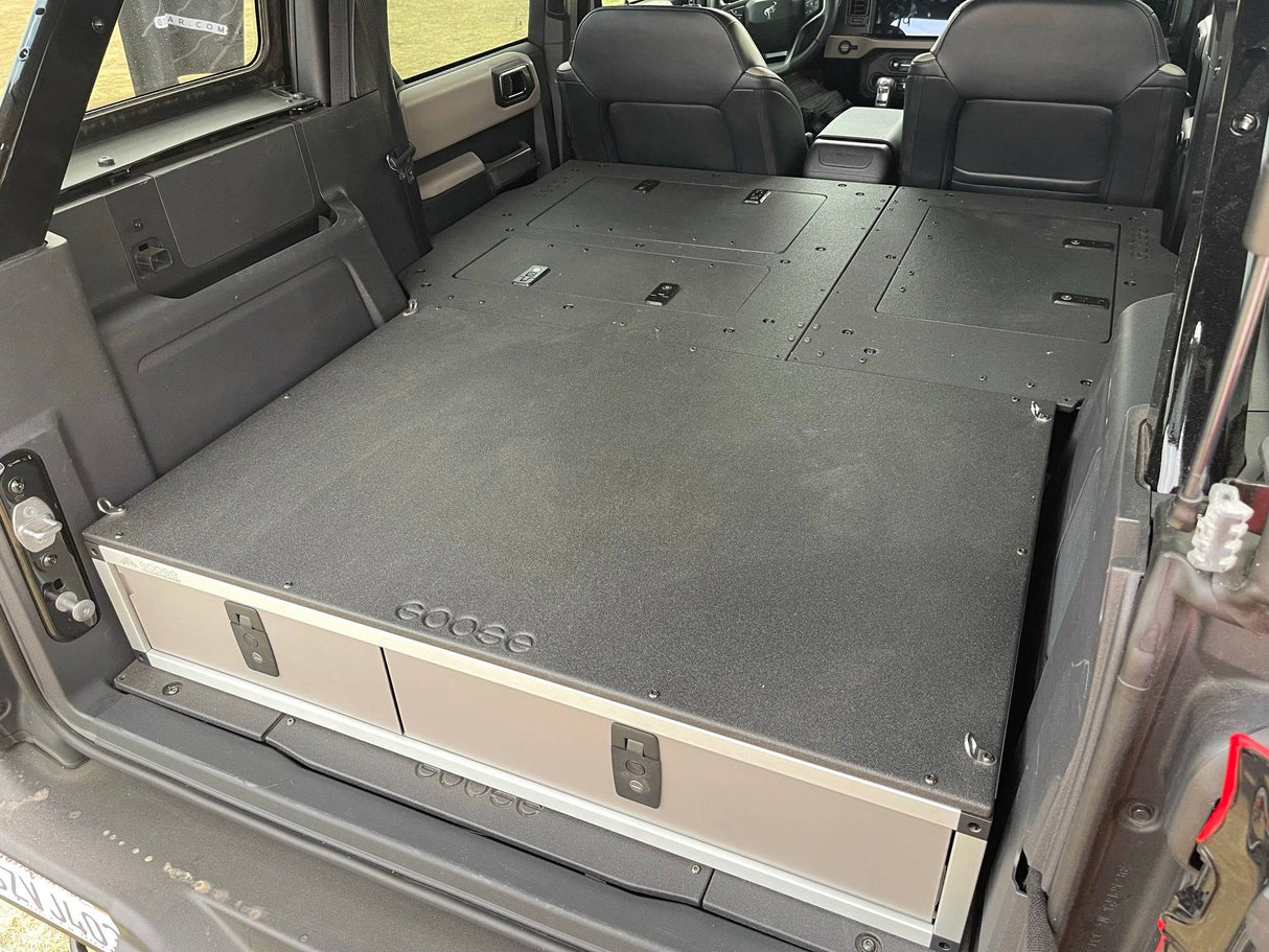 Stealth Sleep and Storage Package for Ford Bronco 2021-Present 6th Gen. 4 Door - Blaze Off-Road