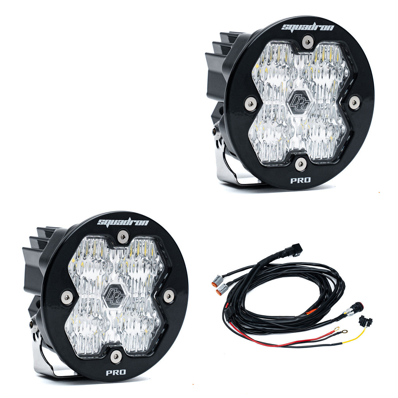 Squadron-R 2.0 Pro Black LED Auxiliary Light Pod Pair - Universal