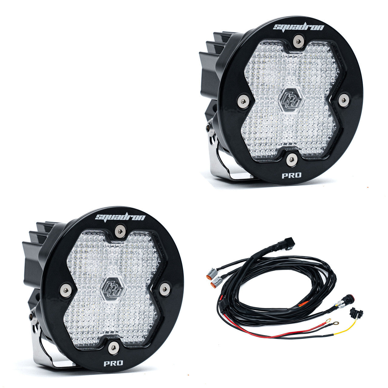 Squadron-R 2.0 Pro Black LED Auxiliary Light Pod Pair - Universal