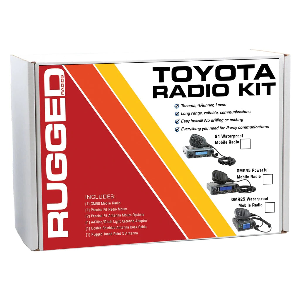 Toyota Tacoma, 4Runner, Lexus Two-Way GMRS Mobile Radio Kit - Blaze Off-Road