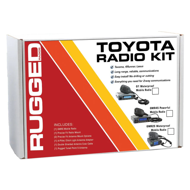 Toyota Tacoma, 4Runner, Lexus Two-Way GMRS Mobile Radio Kit - Blaze Off-Road