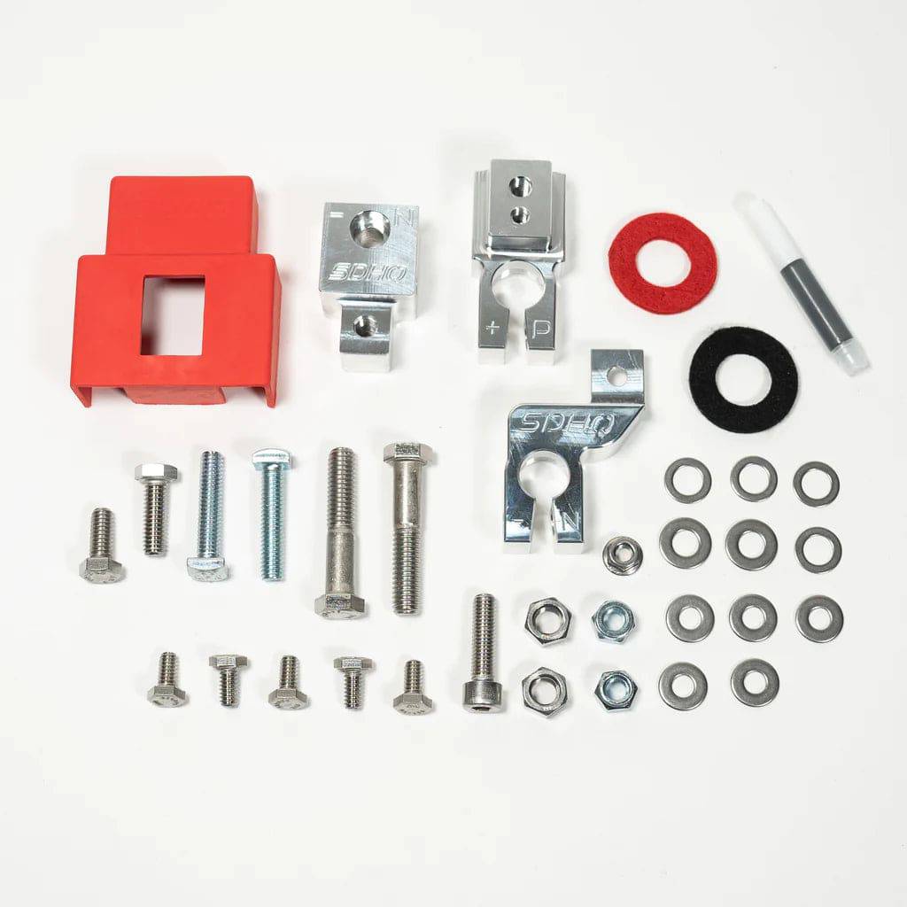 '21-CURRENT FORD BRONCO/BRONCO RAPTOR SDHQ BUILT BILLET BATTERY TERMINAL KIT - Blaze Off-Road