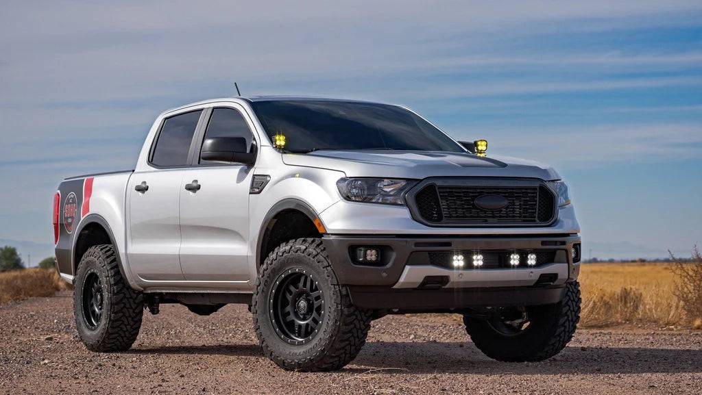 19-CURRENT FORD RANGER SDHQ BUILT A-PILLAR LIGHT MOUNTS | Blaze Off-Road