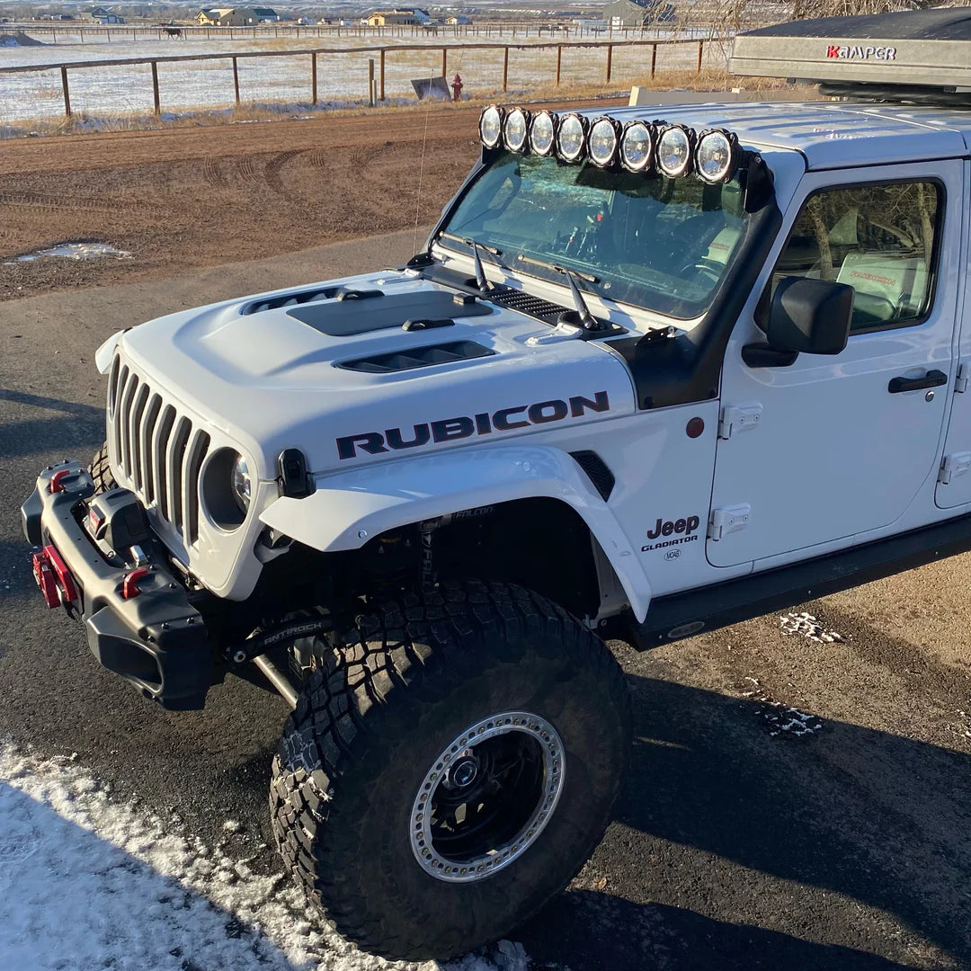 JEEP RUBICON WRANGLER JL AND GLADIATOR JT VSS SYSTEM™ - 30 WATT HOOD SOLAR PANEL - Blaze Off-Road