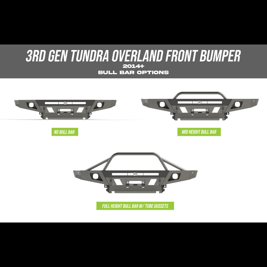 Tundra Overland Series Front Bumper / 2nd Gen / 2014-2021 - Blaze Off-Road
