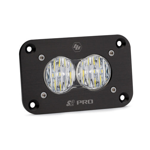 S2 Pro Black Flush Mount LED Auxiliary Light Pod - Universal - Blaze Off-Road