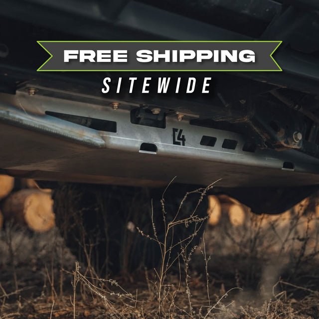 Free shipping sitewide on fuel tank skid plates for 5th gen 4Runner